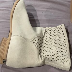 Michael Kors Cream Ankle Booties